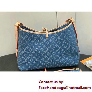 Louis Vuitton Monogram Denim Carry All Bag M46855 2024