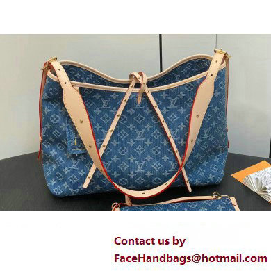 Louis Vuitton Monogram Denim Carry All Bag M46855 2024