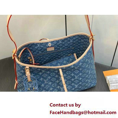 Louis Vuitton Monogram Denim Carry All Bag M46855 2024