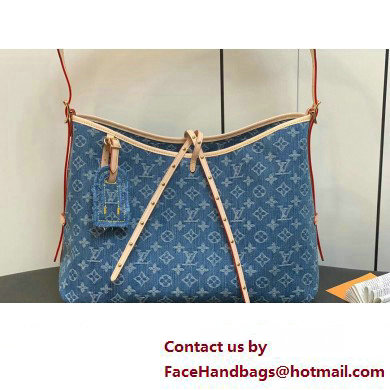 Louis Vuitton Monogram Denim Carry All Bag M46855 2024