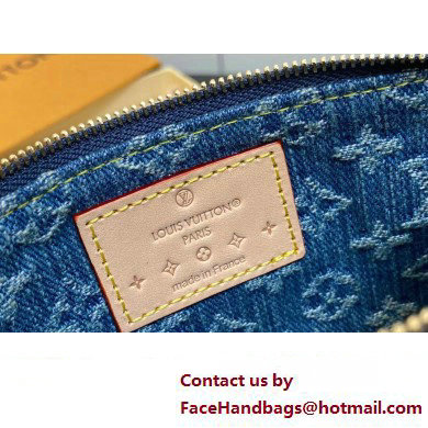 Louis Vuitton Monogram Denim Mini Pochette Accessoires M82960 Blue 2024