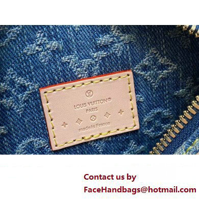 Louis Vuitton Monogram Denim Nano Speedy Bag M82950 Blue DIGITAL EXCLUSIVE 2024