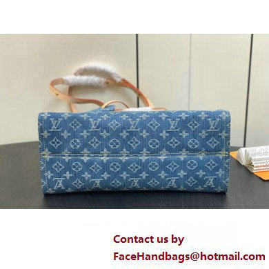 Louis Vuitton Monogram Denim OnTheGo MM Bag M46871 2024