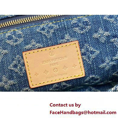 Louis Vuitton Monogram Denim Pochette Cosmetique GM Bag M24317 Blue New LV Remix 2024