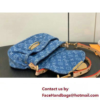 Louis Vuitton Monogram Denim Sunset Bag M46829 Blue New LV Remix 2024