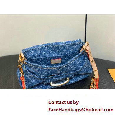 Louis Vuitton Monogram Denim Sunset Bag M46829 Blue New LV Remix 2024