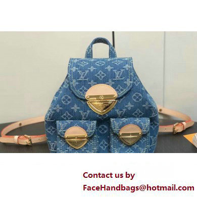 Louis Vuitton Monogram Denim Venice Backpack Bag M46836 2024