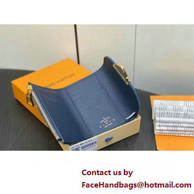 Louis Vuitton Monogram Denim Victorine Wallet M82959 Blue 2024