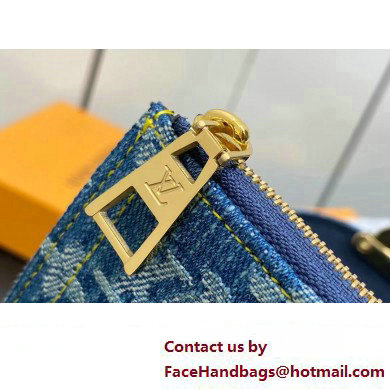 Louis Vuitton Monogram Denim Victorine Wallet M82959 Blue 2024