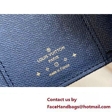 Louis Vuitton Monogram Denim Victorine Wallet M82959 Blue 2024