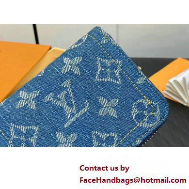 Louis Vuitton Monogram Denim Zippy Coin Purse M82957 2024