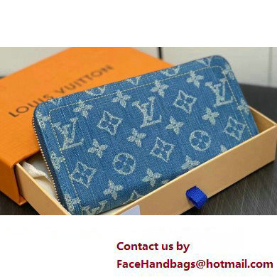 Louis Vuitton Monogram Denim Zippy Wallet M82958 2024