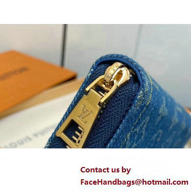 Louis Vuitton Monogram Denim Zippy Wallet M82958 2024