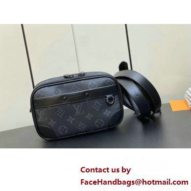 Louis Vuitton Monogram Eclipse Canvas Nano Alpha Bag M82542 2023