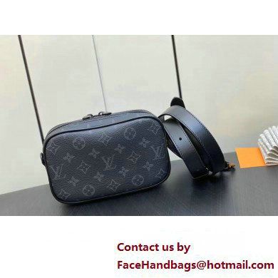 Louis Vuitton Monogram Eclipse Canvas Nano Alpha Bag M82542 2023