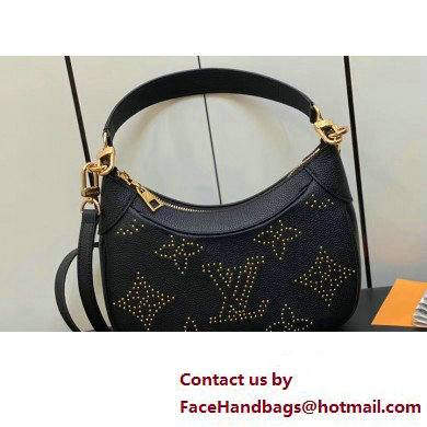 Louis Vuitton Monogram Empreinte Bagatelle Bag M46735 Studs Black 2023