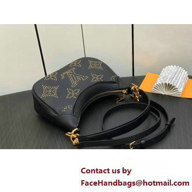 Louis Vuitton Monogram Empreinte Bagatelle Bag M46735 Studs Black 2023