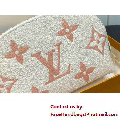 Louis Vuitton Monogram Empreinte Leather Cosmetic Pouch Bag M24378 Pink