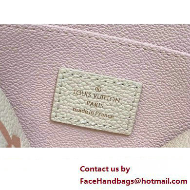 Louis Vuitton Monogram Empreinte Leather Cosmetic Pouch Bag M24378 Pink