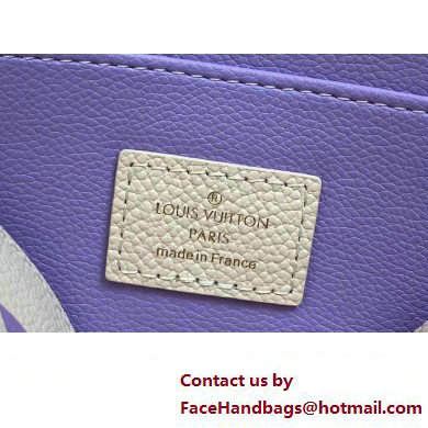 Louis Vuitton Monogram Empreinte Leather Cosmetic Pouch Bag M24378 Purple