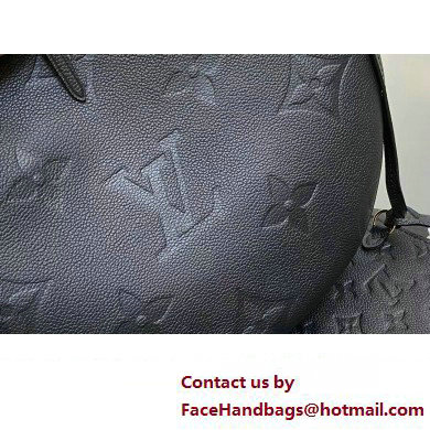 Louis Vuitton Monogram Empreinte Leather Loop Hobo Bag M46725 Black 2023