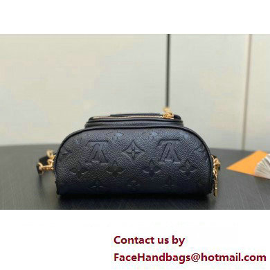 Louis Vuitton Monogram Empreinte Mini Bumbag M46917 Black 2024