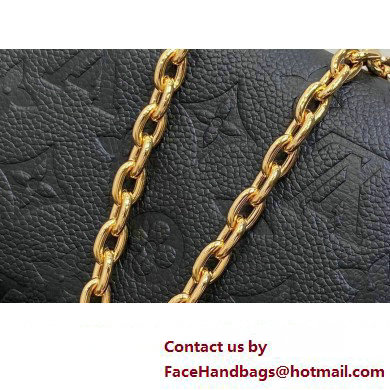 Louis Vuitton Monogram Empreinte Mini Bumbag M46917 Black 2024