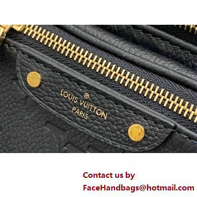 Louis Vuitton Monogram Empreinte Mini Bumbag M46917 Black 2024