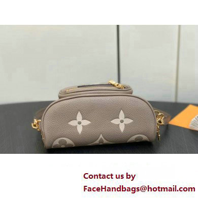 Louis Vuitton Monogram Empreinte Mini Bumbag M83219 Tourterelle Beige / Cream 2024