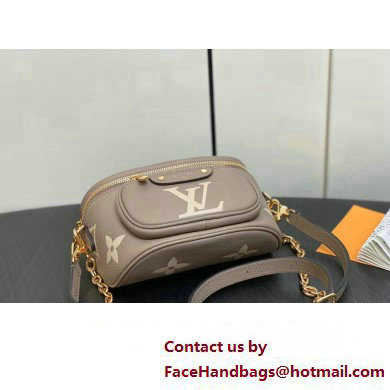 Louis Vuitton Monogram Empreinte Mini Bumbag M83219 Tourterelle Beige / Cream 2024