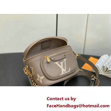 Louis Vuitton Monogram Empreinte Mini Bumbag M83219 Tourterelle Beige / Cream 2024