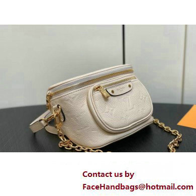 Louis Vuitton Monogram Empreinte Mini Bumbag M83275 Cream 2024