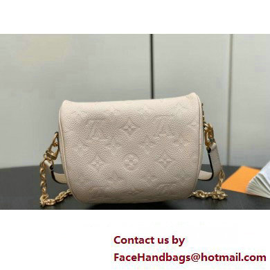 Louis Vuitton Monogram Empreinte Mini Bumbag M83275 Cream 2024