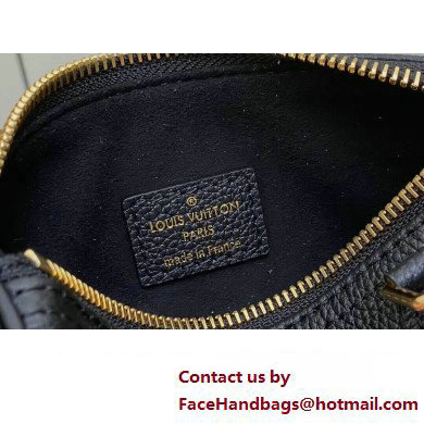 Louis Vuitton Monogram Empreinte Nano Speedy Bag M46745 Studs Black 2023