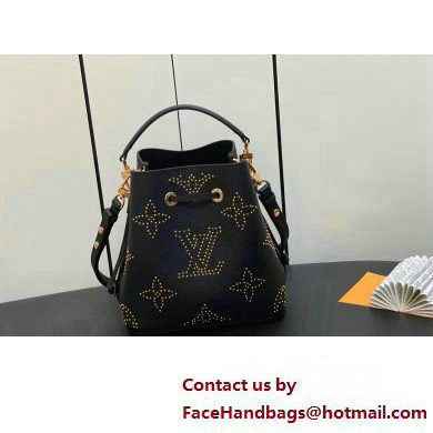 Louis Vuitton Monogram Empreinte Neonoe BB Bag M46734 Studs Black 2023