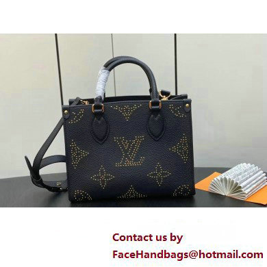 Louis Vuitton Monogram Empreinte OnTheGo PM Bag M46733 Studs Black 2023