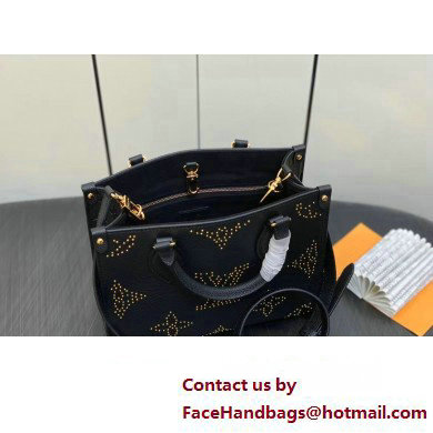 Louis Vuitton Monogram Empreinte OnTheGo PM Bag M46733 Studs Black 2023