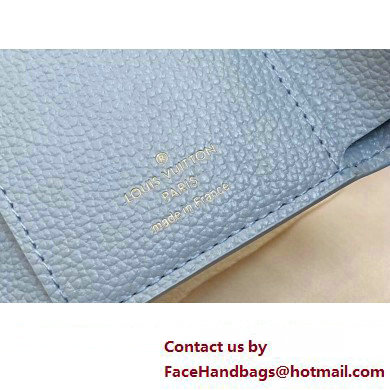 Louis Vuitton Monogram Empreinte Victorine Wallet M83271 Blue Hour 2024