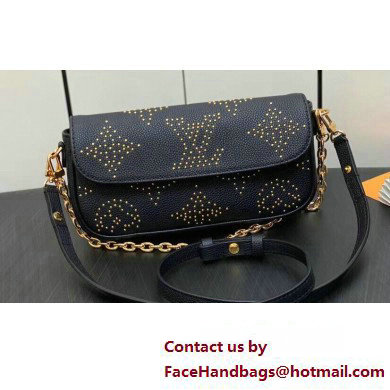 Louis Vuitton Monogram Empreinte Wallet on Chain Ivy Bag M82653 Studs Black 2023 - Click Image to Close