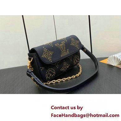 Louis Vuitton Monogram Empreinte Wallet on Chain Ivy Bag M82653 Studs Black 2023