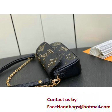 Louis Vuitton Monogram Empreinte Wallet on Chain Ivy Bag M82653 Studs Black 2023