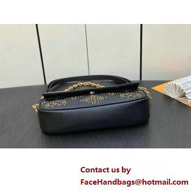 Louis Vuitton Monogram Empreinte Wallet on Chain Ivy Bag M82653 Studs Black 2023