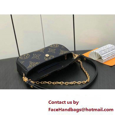 Louis Vuitton Monogram Empreinte Wallet on Chain Ivy Bag M82653 Studs Black 2023