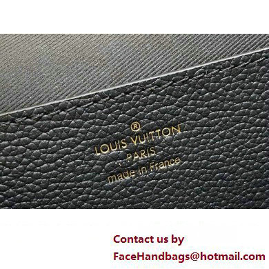 Louis Vuitton Monogram Empreinte leather Wallet On Chain Metis Bag M82637 Black 2023