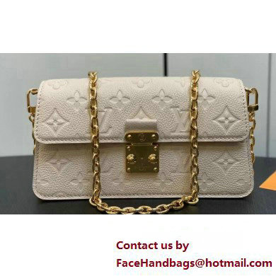 Louis Vuitton Monogram Empreinte leather Wallet On Chain Metis Bag M82836 Cream 2023 - Click Image to Close