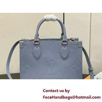 Louis Vuitton Monogram Empriente leather OnTheGo PM Tote Bag M46840 Blue Hour 2024 - Click Image to Close