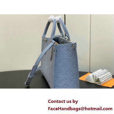 Louis Vuitton Monogram Empriente leather OnTheGo PM Tote Bag M46840 Blue Hour 2024