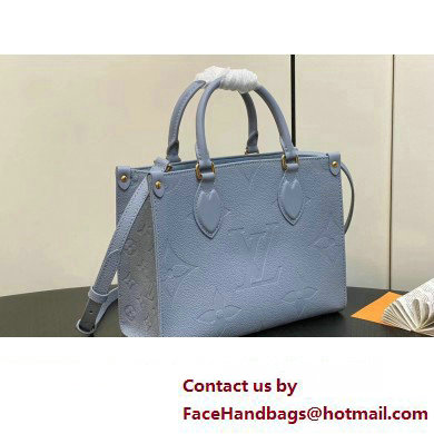 Louis Vuitton Monogram Empriente leather OnTheGo PM Tote Bag M46840 Blue Hour 2024