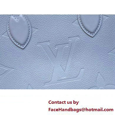 Louis Vuitton Monogram Empriente leather OnTheGo PM Tote Bag M46840 Blue Hour 2024