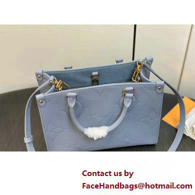 Louis Vuitton Monogram Empriente leather OnTheGo PM Tote Bag M46840 Blue Hour 2024